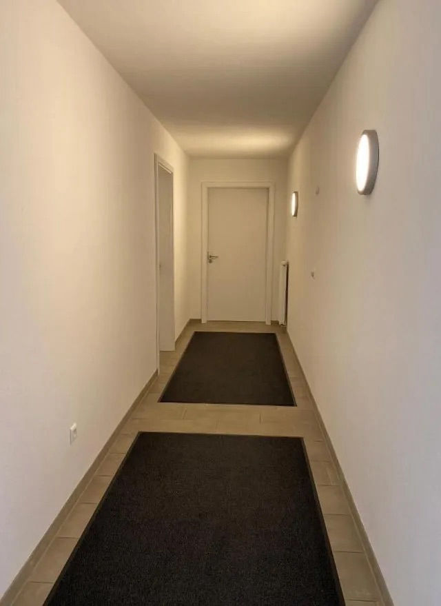 Gang zu den einzelnen Appartements.